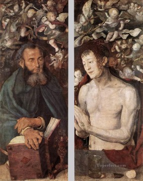 アルブレヒト・デューラー Painting - ドレスデンの祭壇画の側面翼 北方ルネッサンス アルブレヒト デューラー